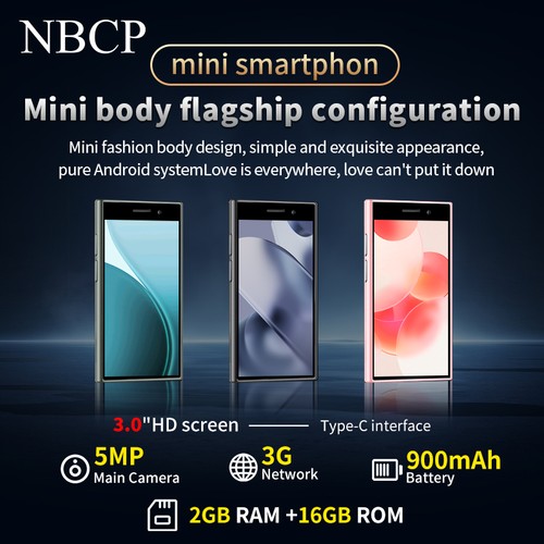 Mini smartphone 0 hd - mini, 3.0"