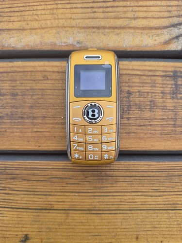 Gold satrend mini mobile - gold, x8