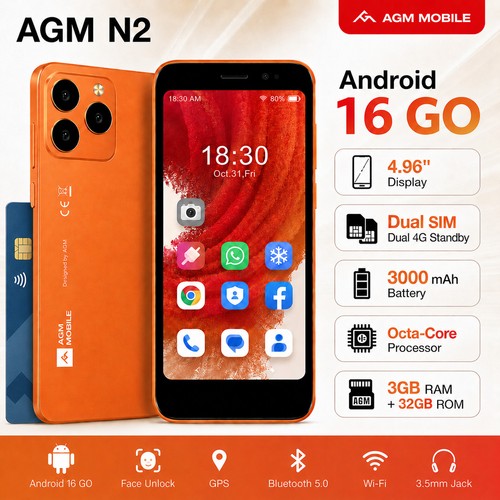 Agm android go mini - android,