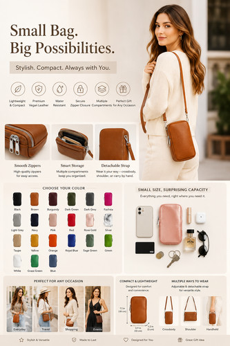 Ladies genuine leather mini - ladies,
