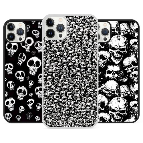 Skulls goth pattern - goth,