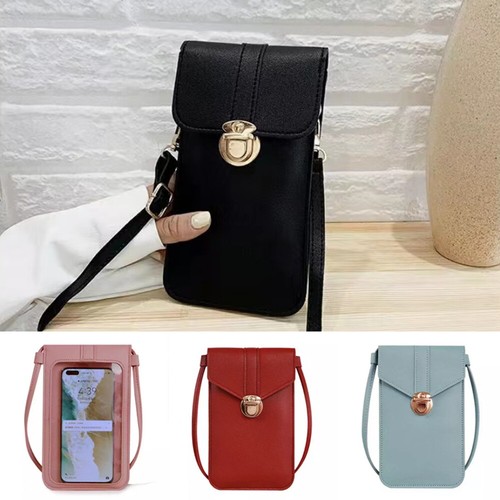 Womens cell phone bag - bag, pu